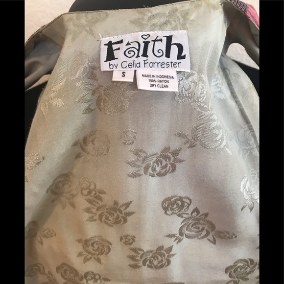 FAITH Multi Fabric VEST/TOP SZ Small - Picture 6 of 8